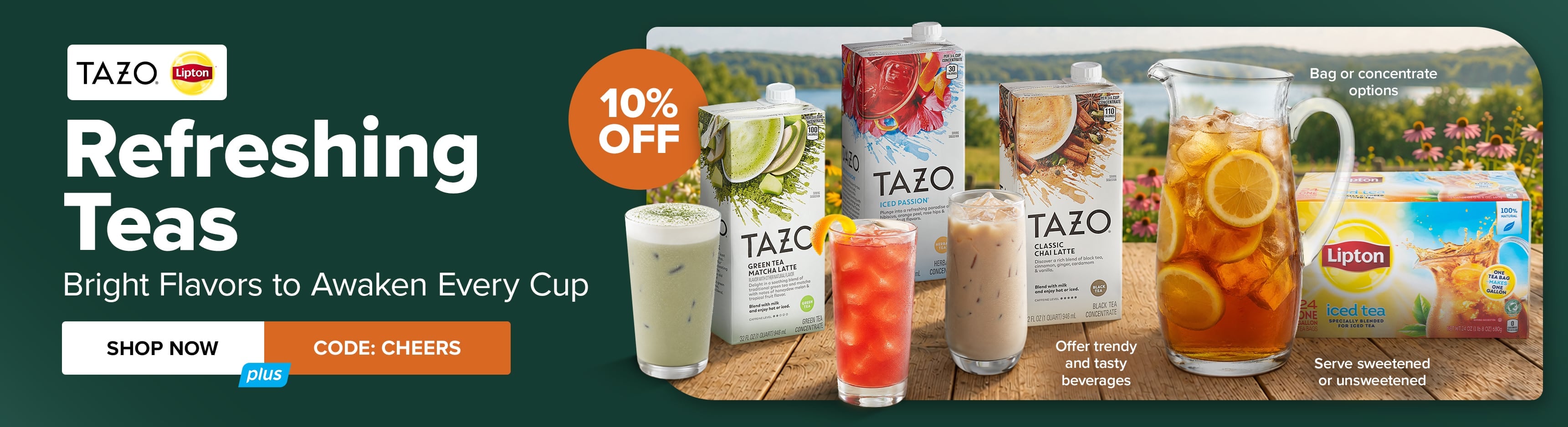 Refreshing Teas - Bright Flavors to Awaken Every Cup. Shop Now. Use Code: CHEERS and Save 10%