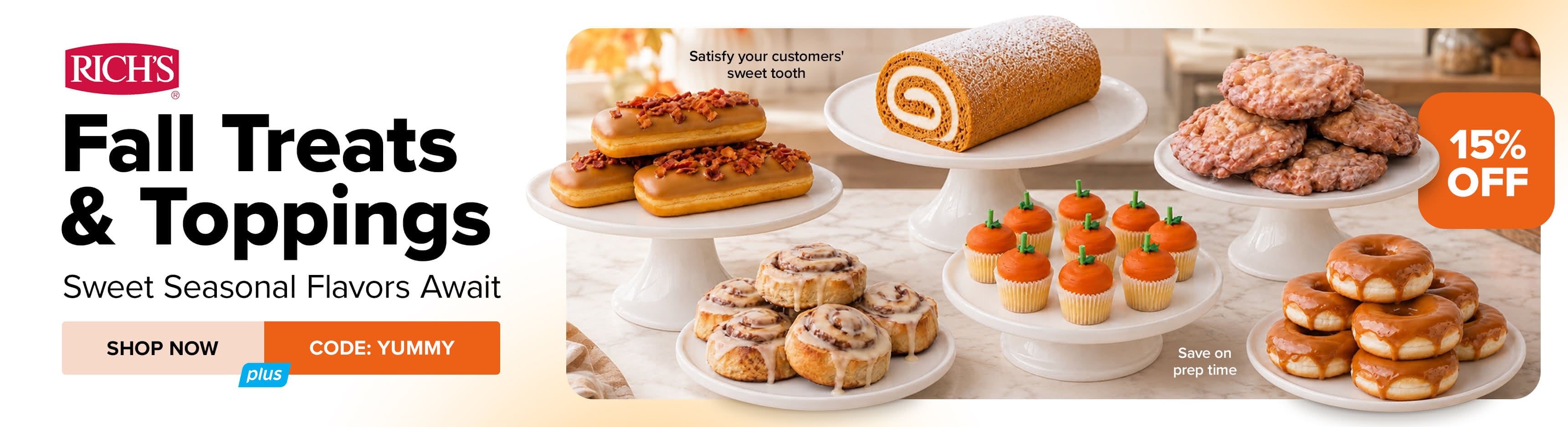 Fall Treats and Toppings - Sweet Seasonal Flavors Await. Shop Now. Use Code: YUMMY and Save 15%