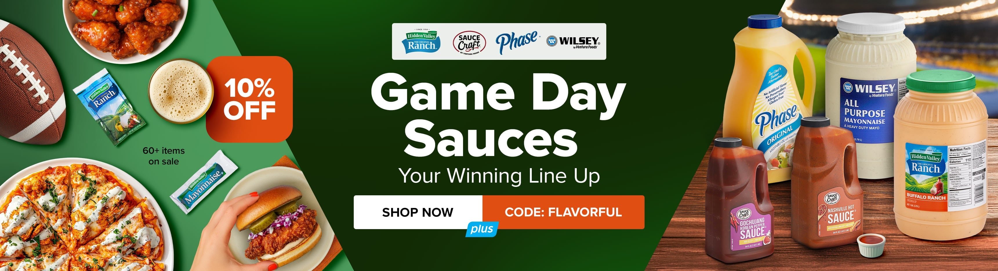 Save 10% on Game Day Sauces this week