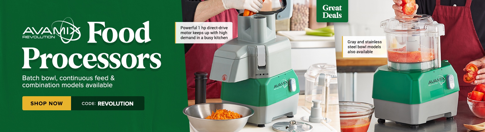 Save on Select Avamix Commercial Food Processors This Week