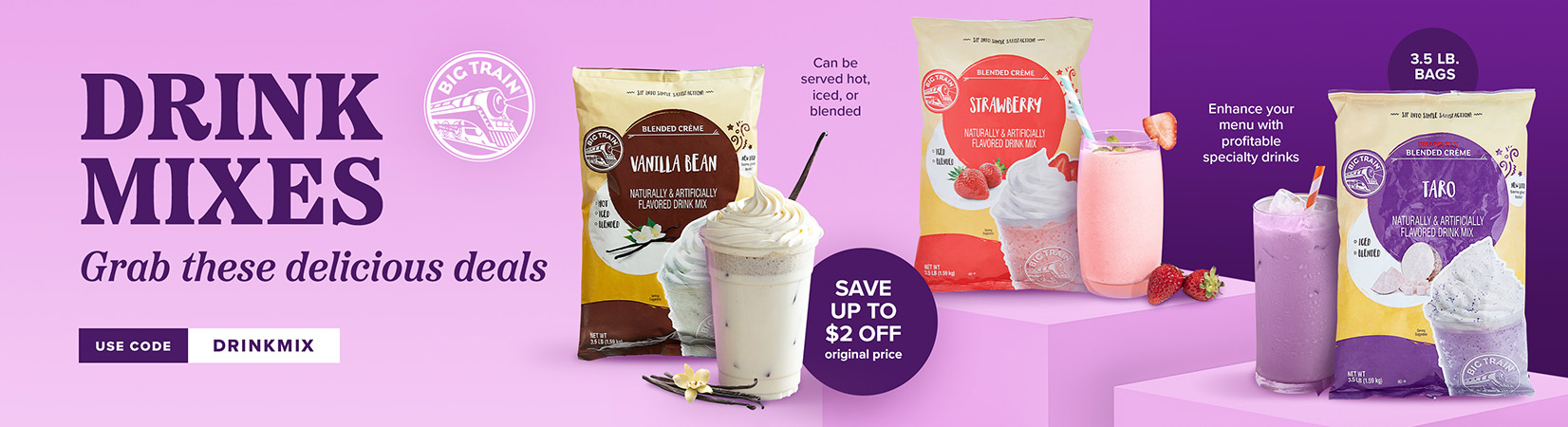 Big Train Drink Mix Sale