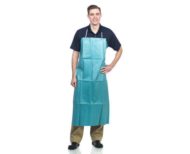 San Jamar 614DVA20-GN Teal 20 Mil Vinyl Dishwasher Apron