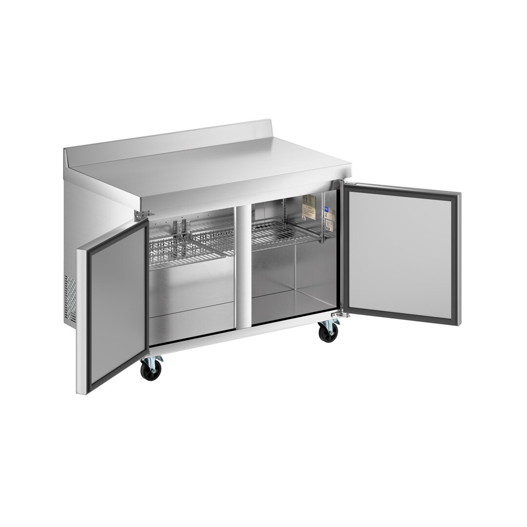 Avantco AWT-48R 48" Worktop Refrigerator with 3 1/2" Backsplash