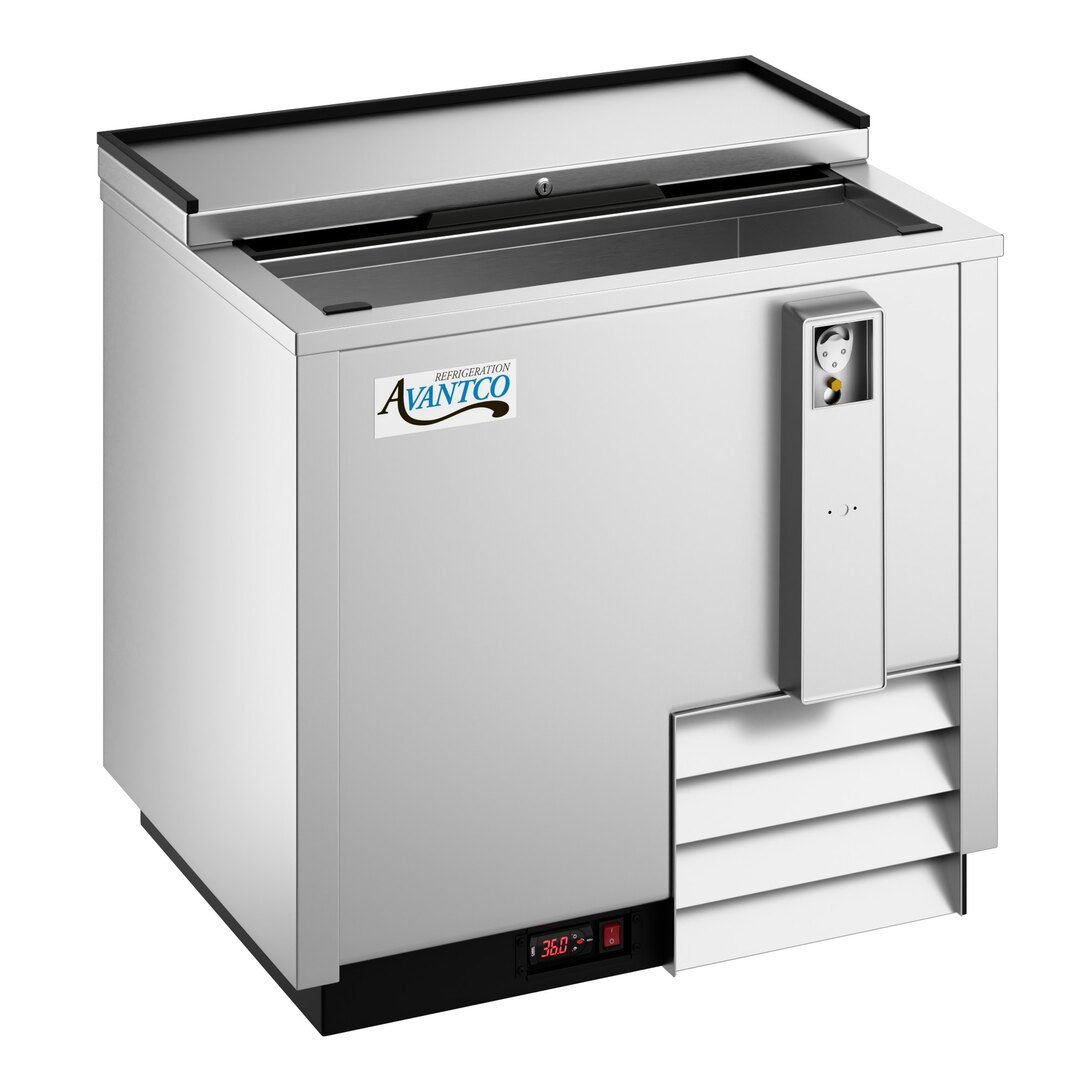 Avantco 36" Stainless Steel Horizontal Bottle Cooler Avantco 36" Stainless Steel Horizontal Bottle Cooler