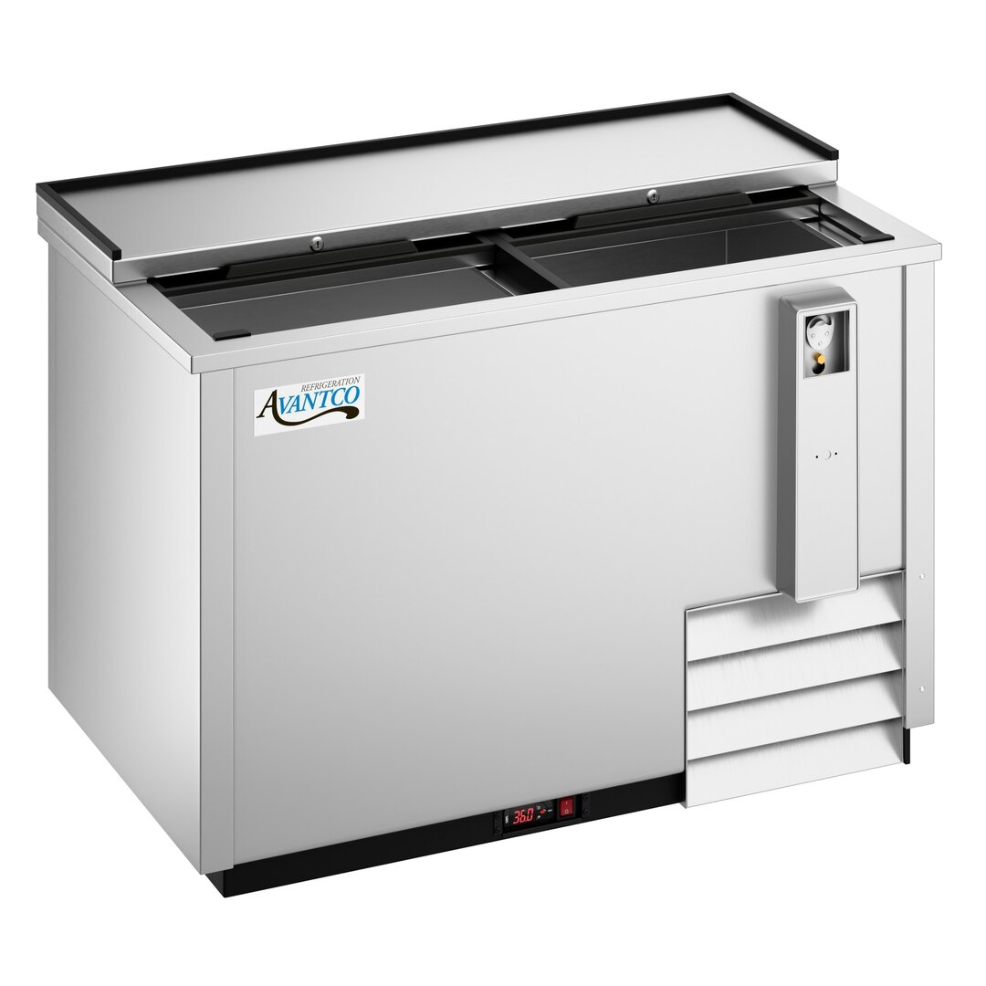 50" Stainless Steel Horizontal Bottle Cooler