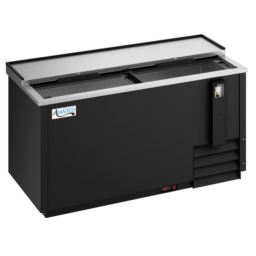 65" Black Horizontal Bottle Cooler 65" Black Horizontal Bottle Cooler