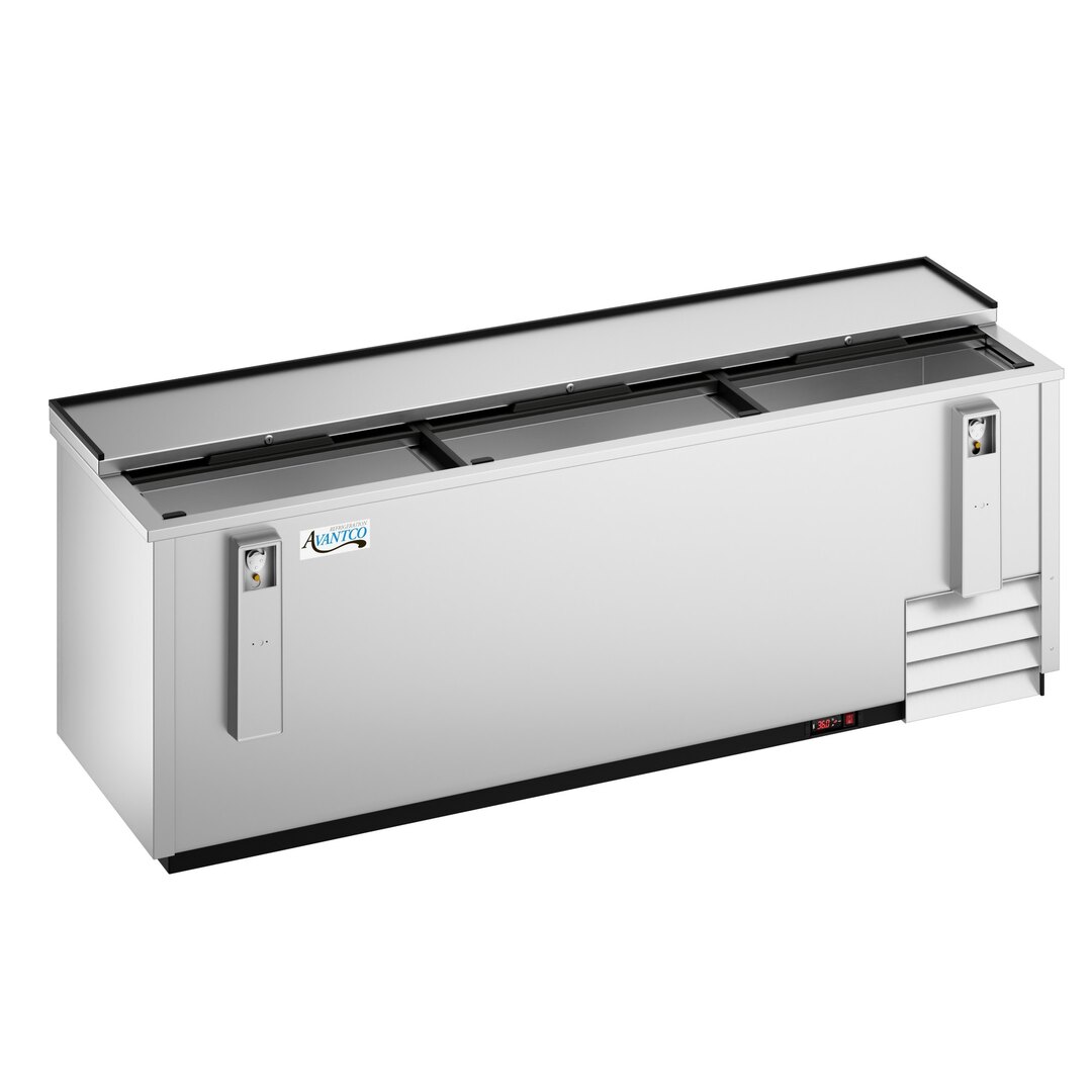 95" Stainless Steel Horizontal Bottle Cooler