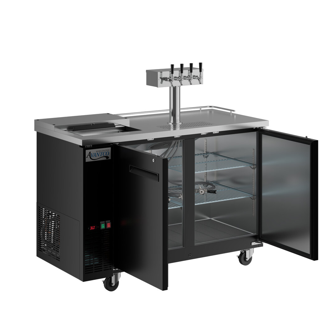 Self closing doors with lock