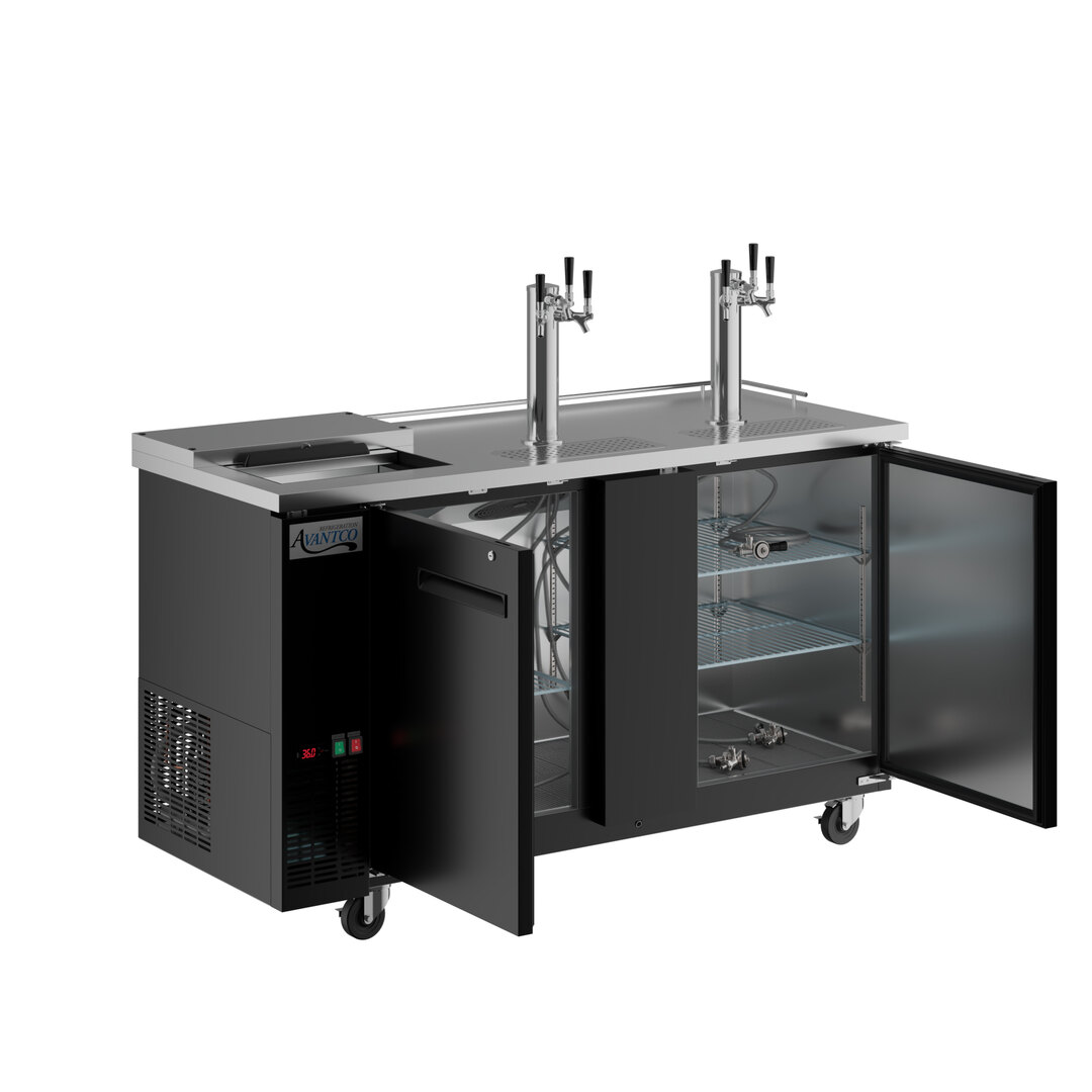 Self closing doors with lock