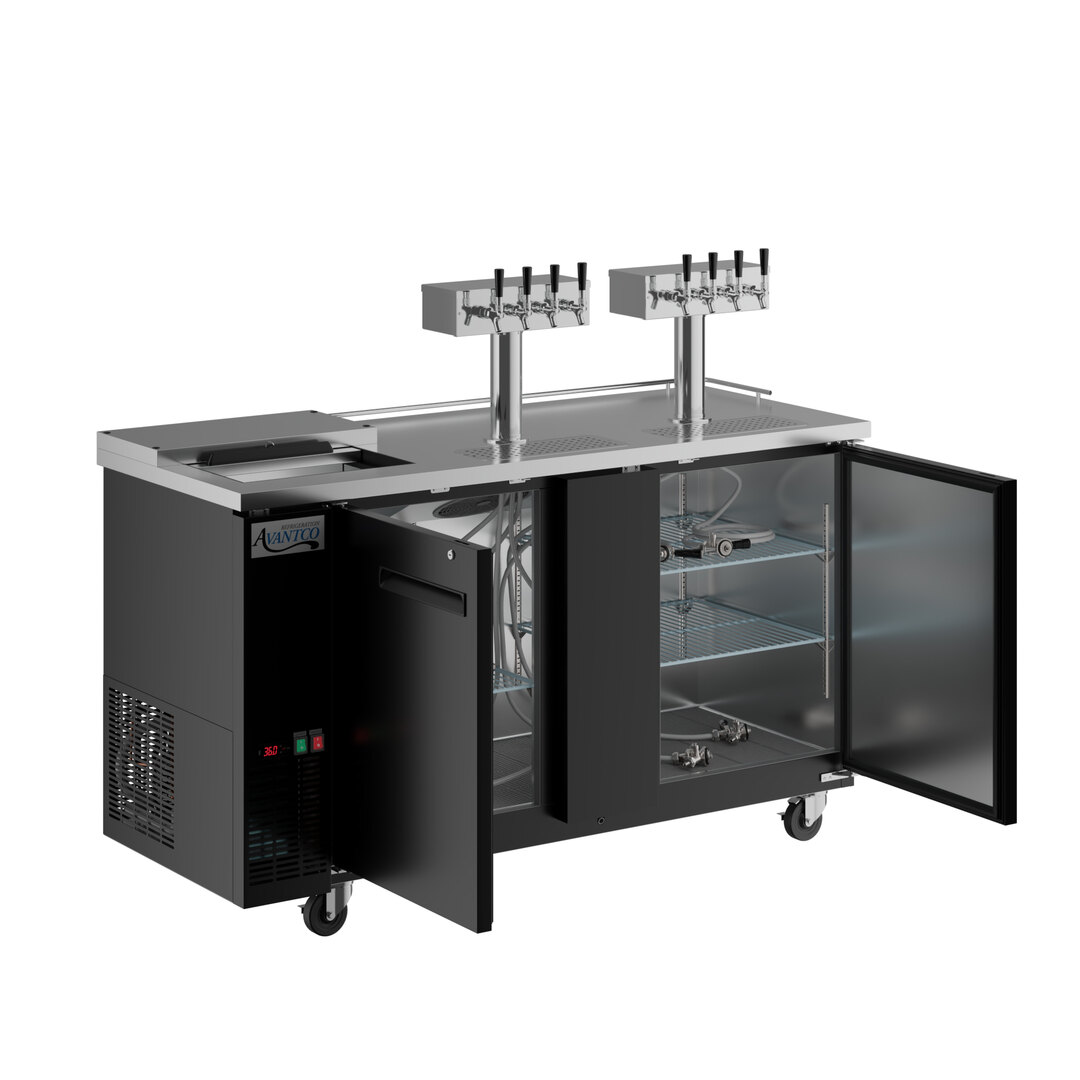 Self closing doors with lock