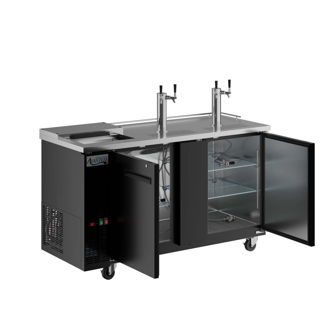 Self closing doors with lock