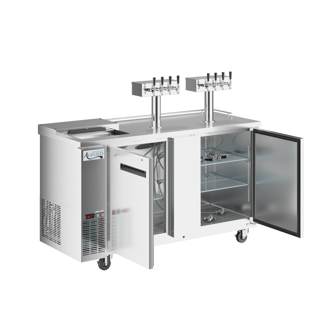 Self closing doors with lock