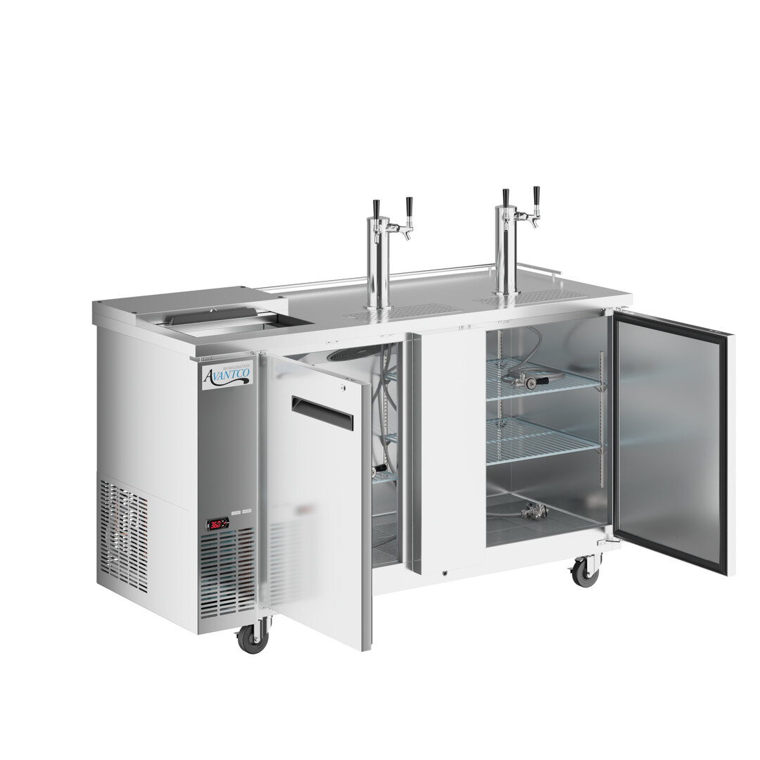 Self closing doors with lock