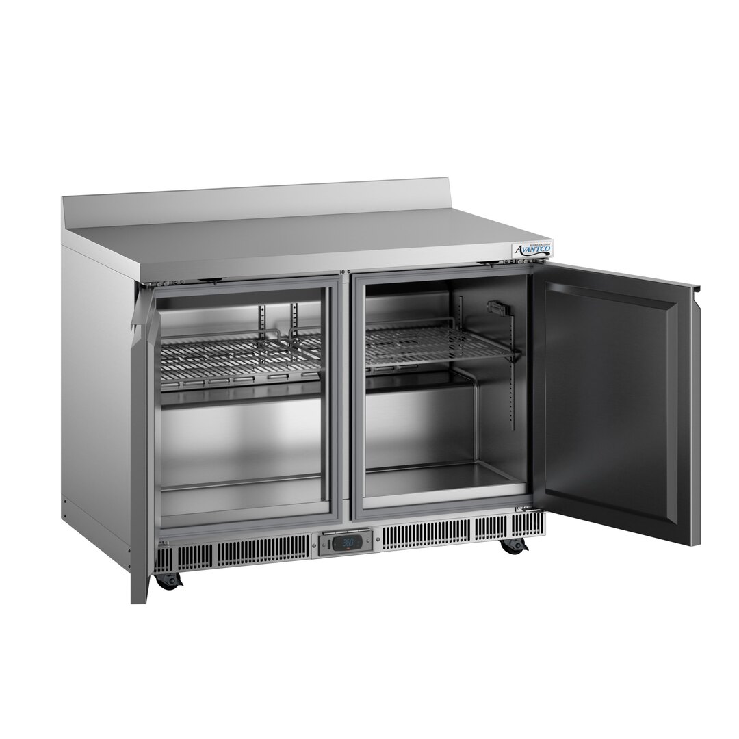 Front Breathing Worktop Refrigerator with backsplash