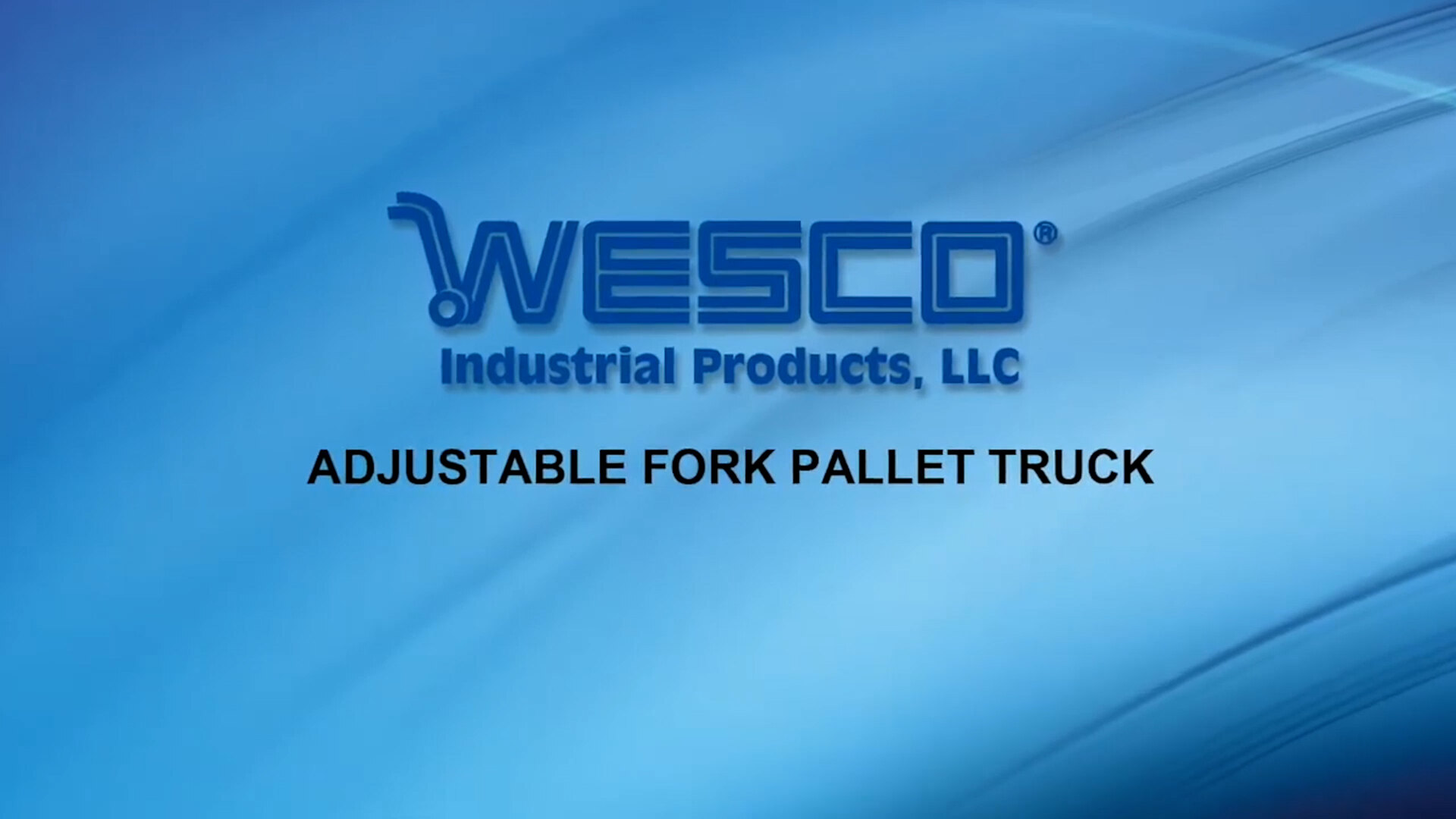 Wesco Industrial Products 272744 Deluxe Adjustable Pallet Truck