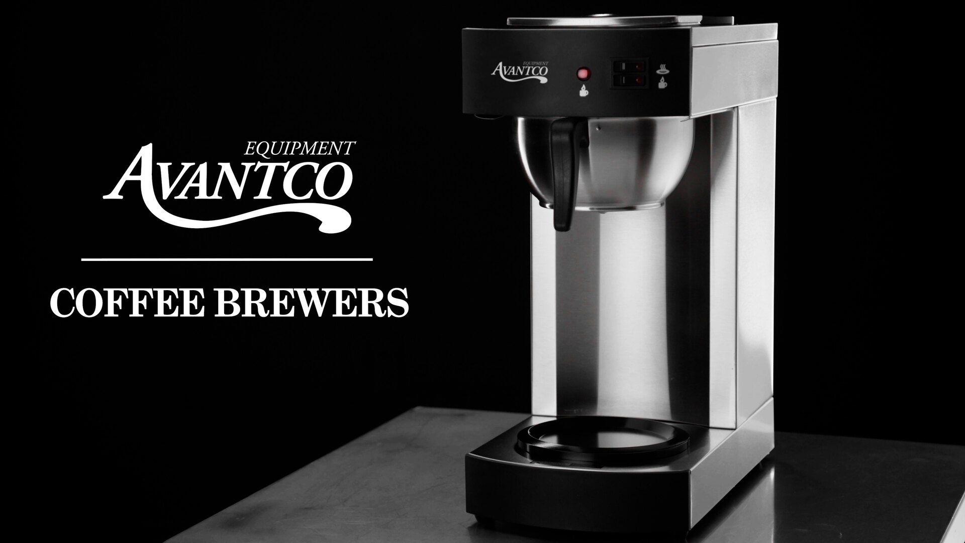 Avantco C10 12 Cup Pourover Commercial Coffee Maker with 2 Warmers