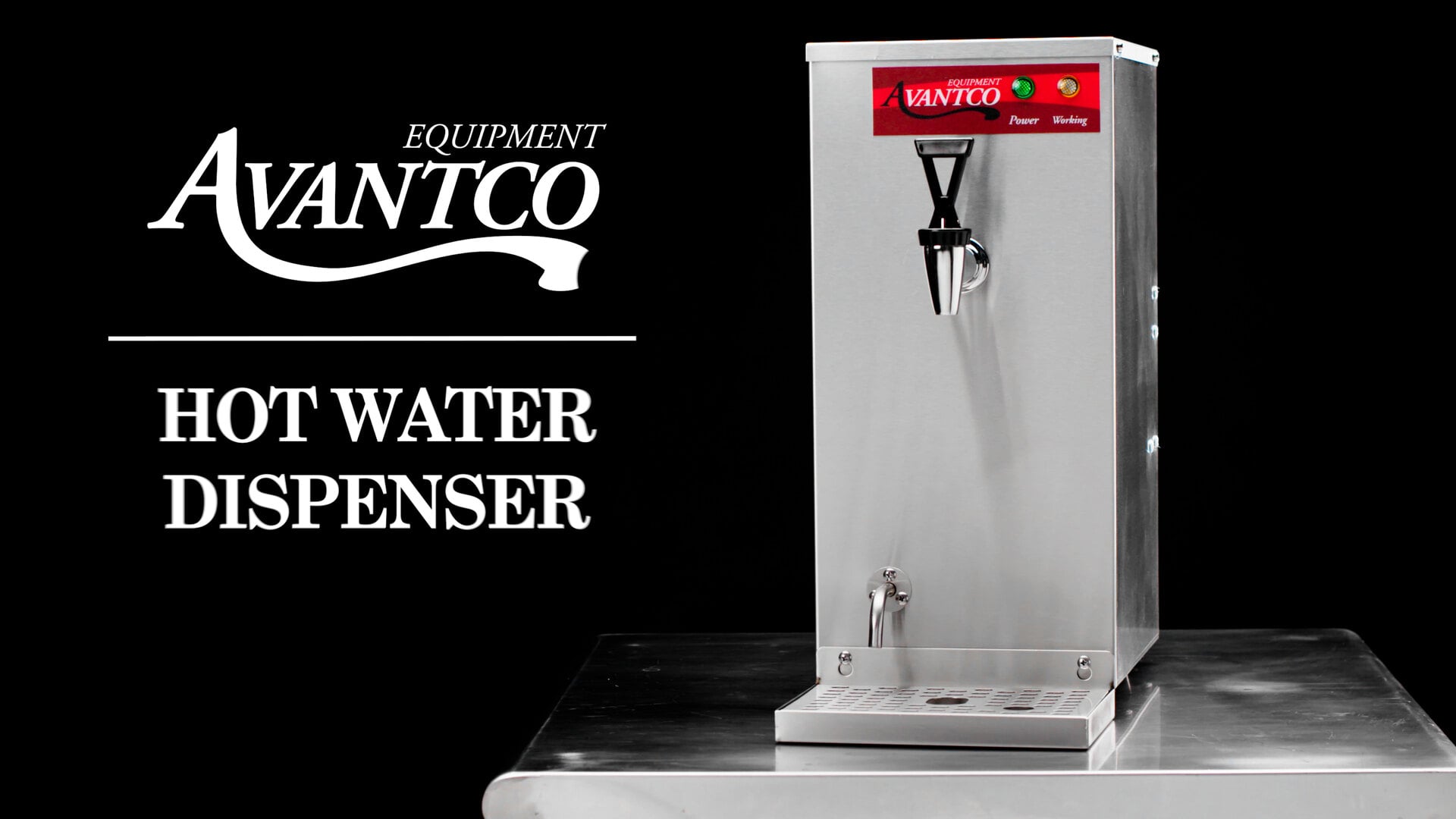 Avantco HWDD2 2 Gallon Hot Water Dispenser with Digital Controls