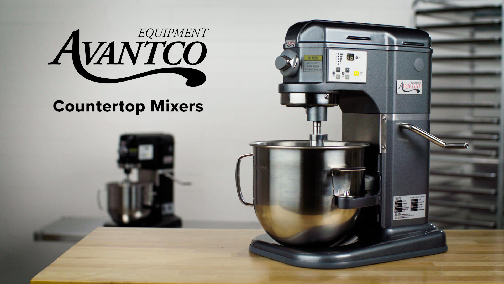 Dark Gray 8 Qt. Bowl Lift Countertop Mixer with Standard