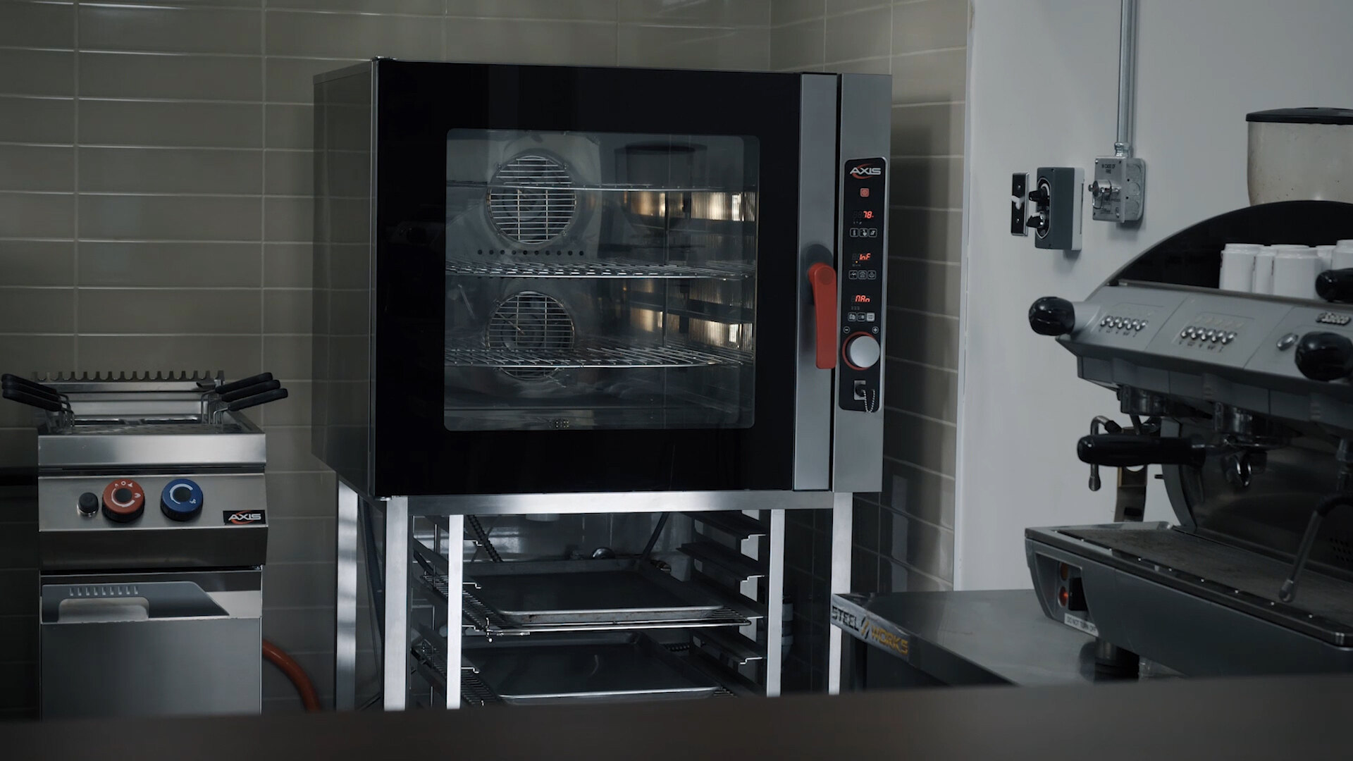 Axis AX-CL10D Full Size 10 Pan Combi Oven with Digital Controls