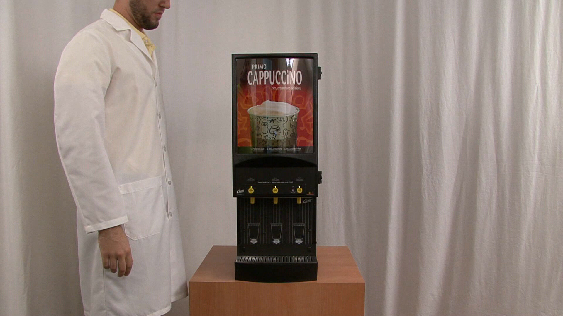 Curtis Cafe Series Primo PC4 Four Station Cappuccino Machine with