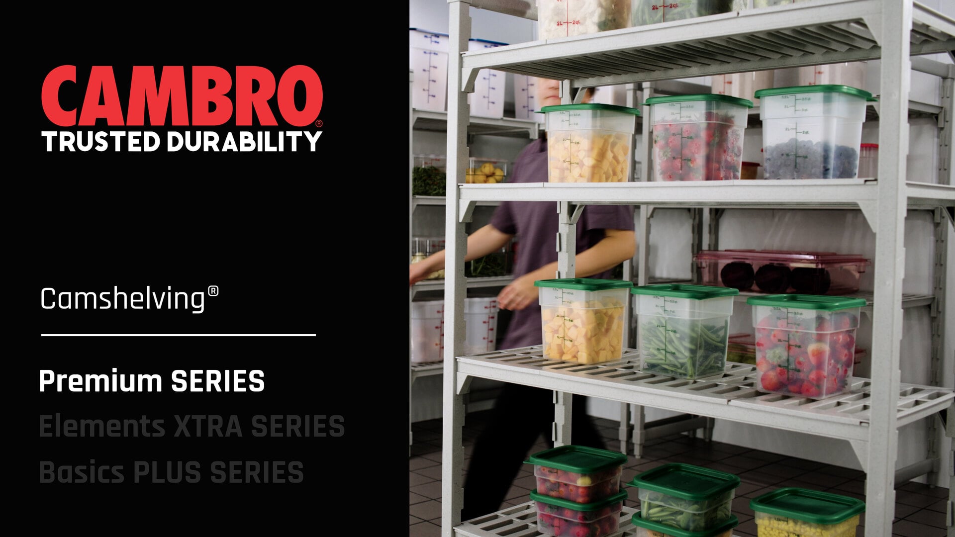 Cambro CPM244875FX5480 Camshelving®Premium® Series Flex Station