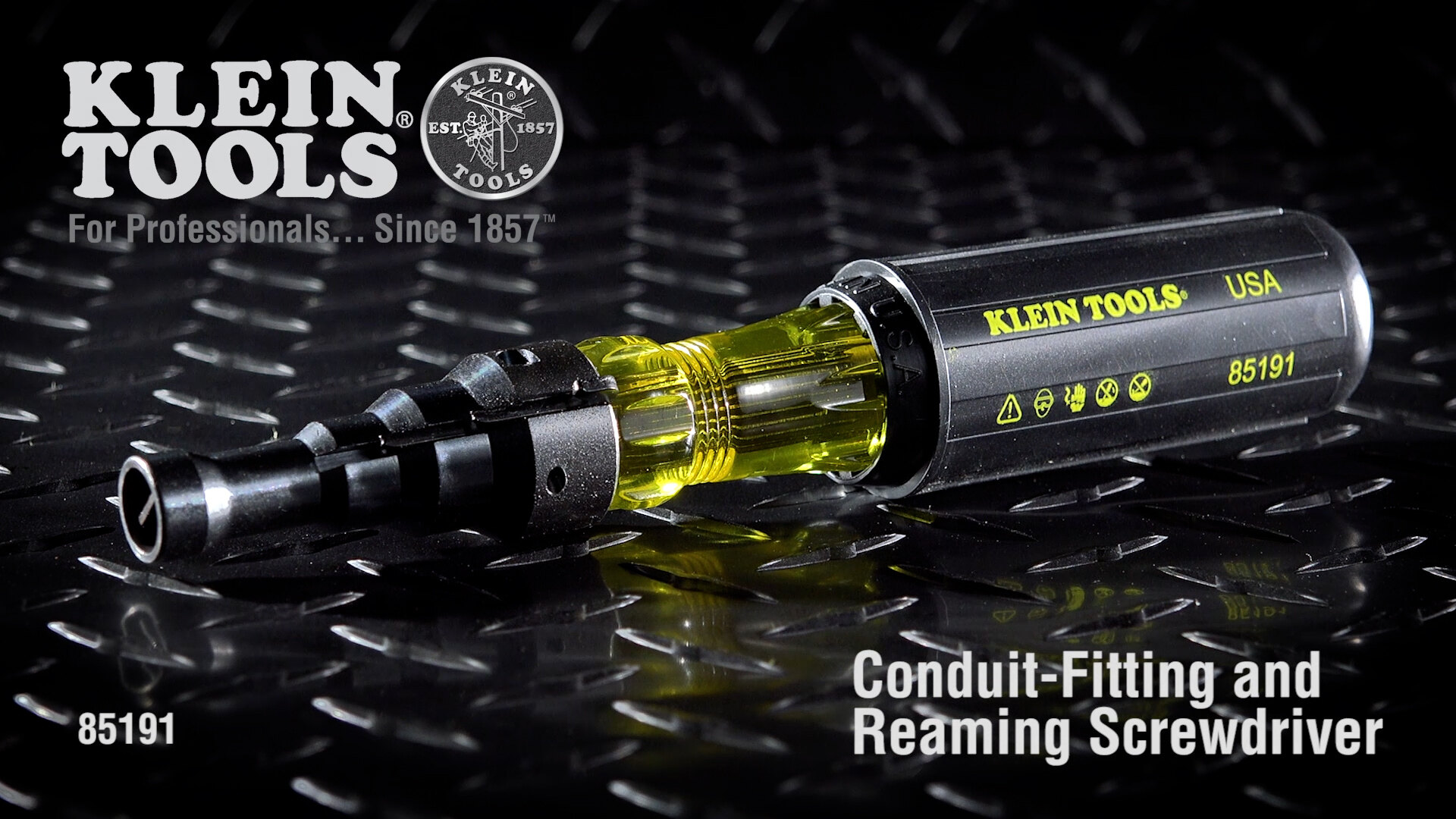 Klein Tools Conduit Fitting and Reaming Screwdriver 85191