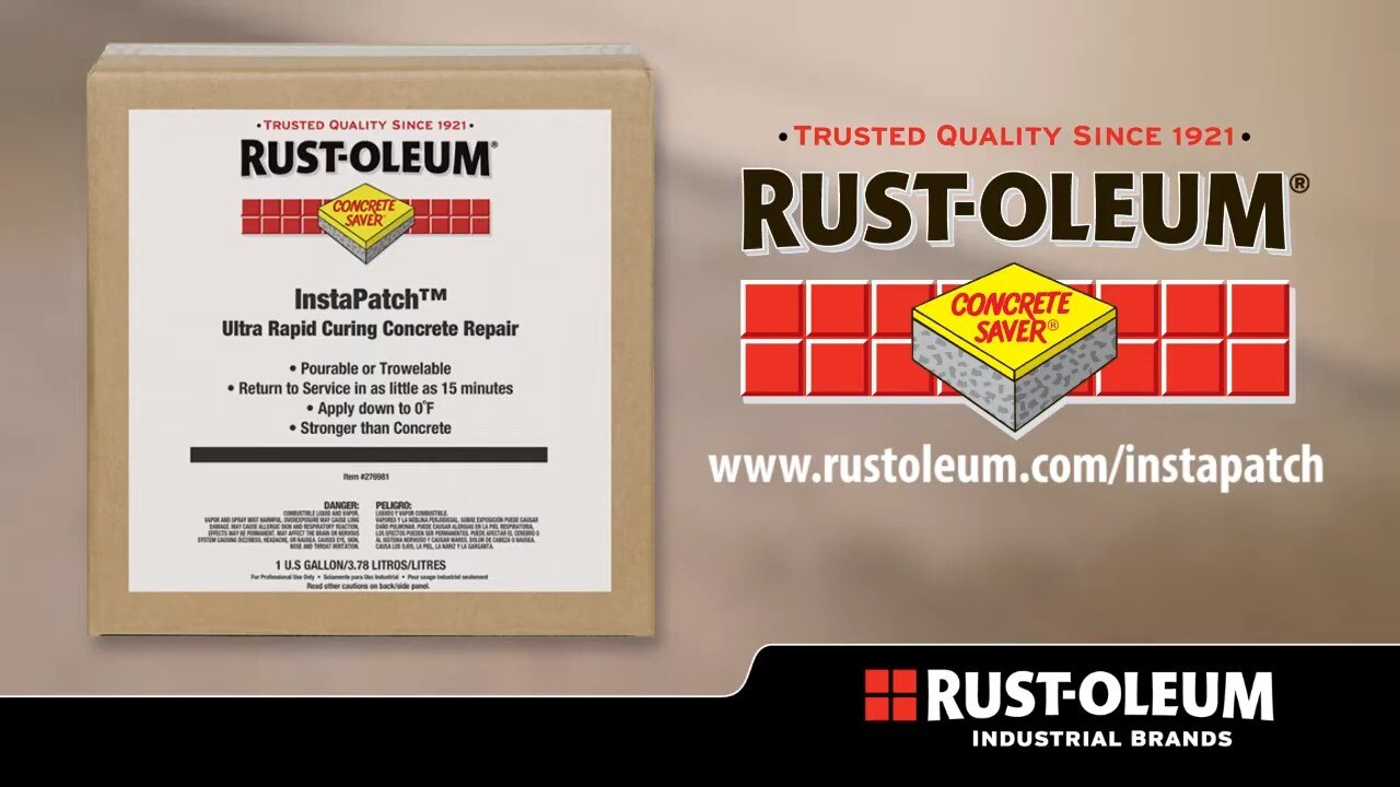 Rust-Oleum Concrete Saver 1 Gallon InstaPatch Concrete Repair 276981