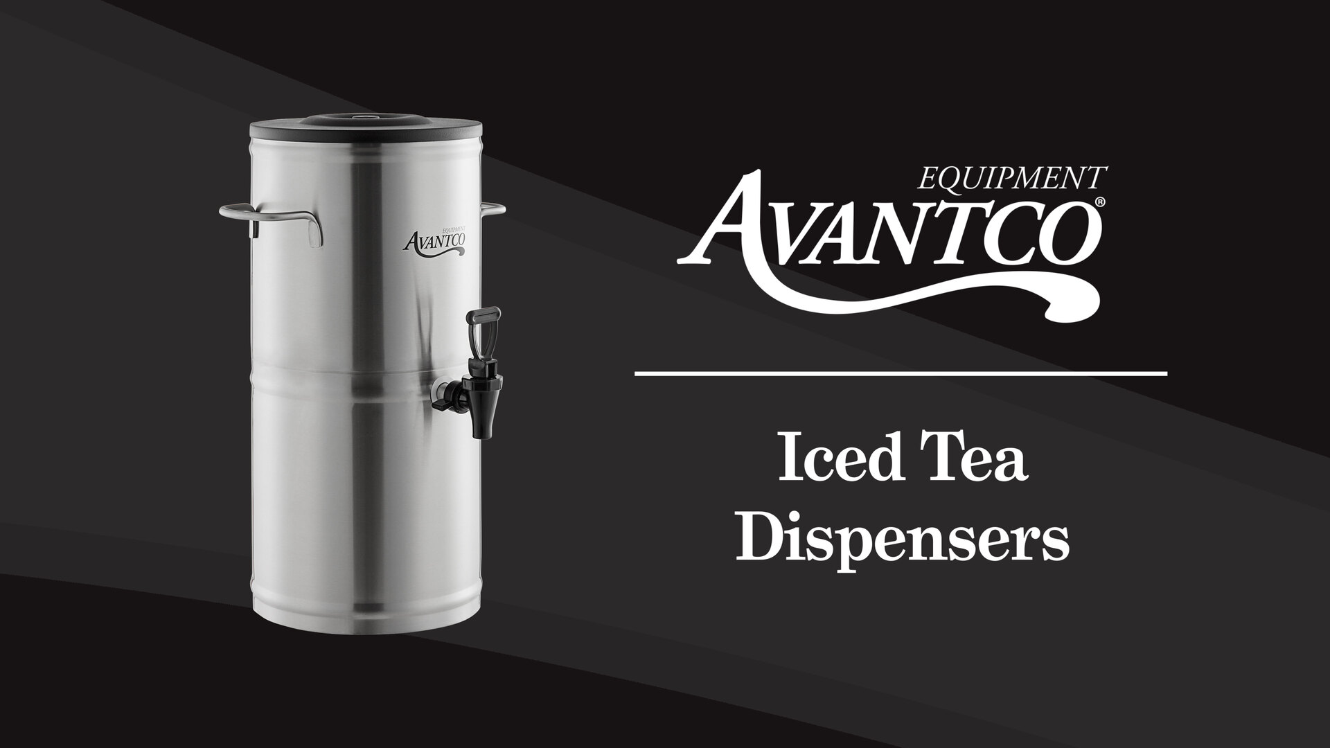 3 Gallon Slim Iced Tea Dispenser with Stainless Steel Valve | Avantco  Equipment