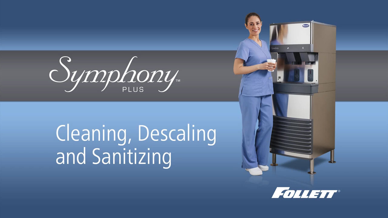 Follett 110CM-NI-S Symphony Plus 110 lb. Manual Fill Countertop