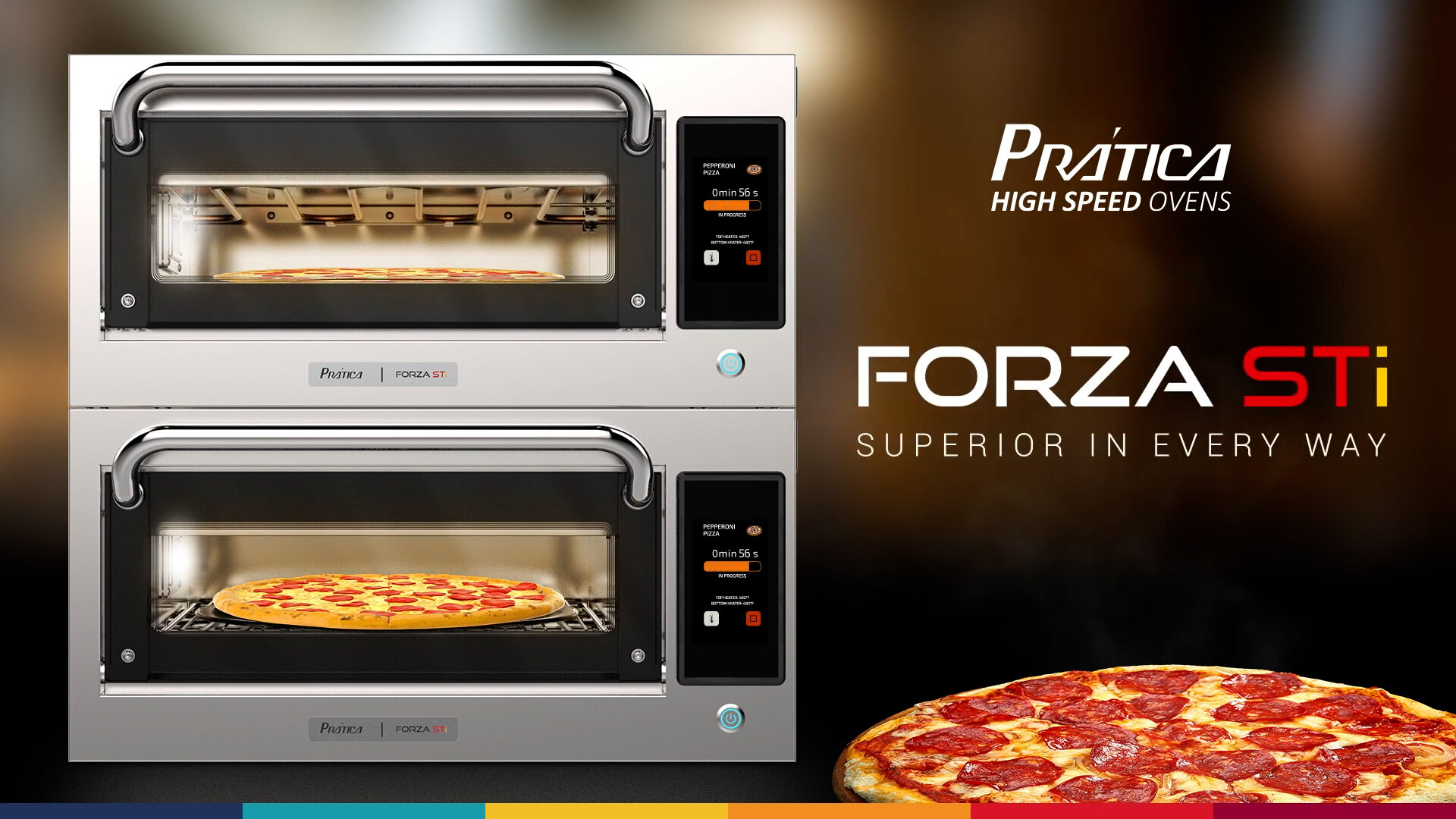 Pratica STI-101-1-DBL Forza STi Electric Ventless Stainless Steel