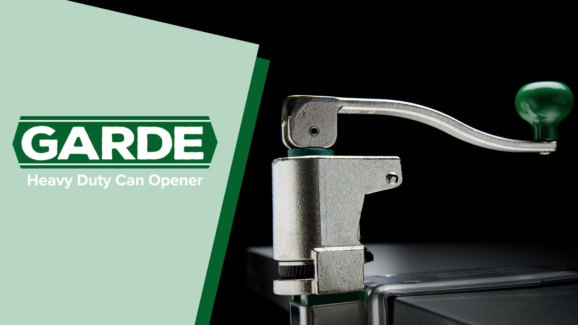 Garde COM1BSSMA Heavy-Duty #10 Manual Can Opener with Stainless