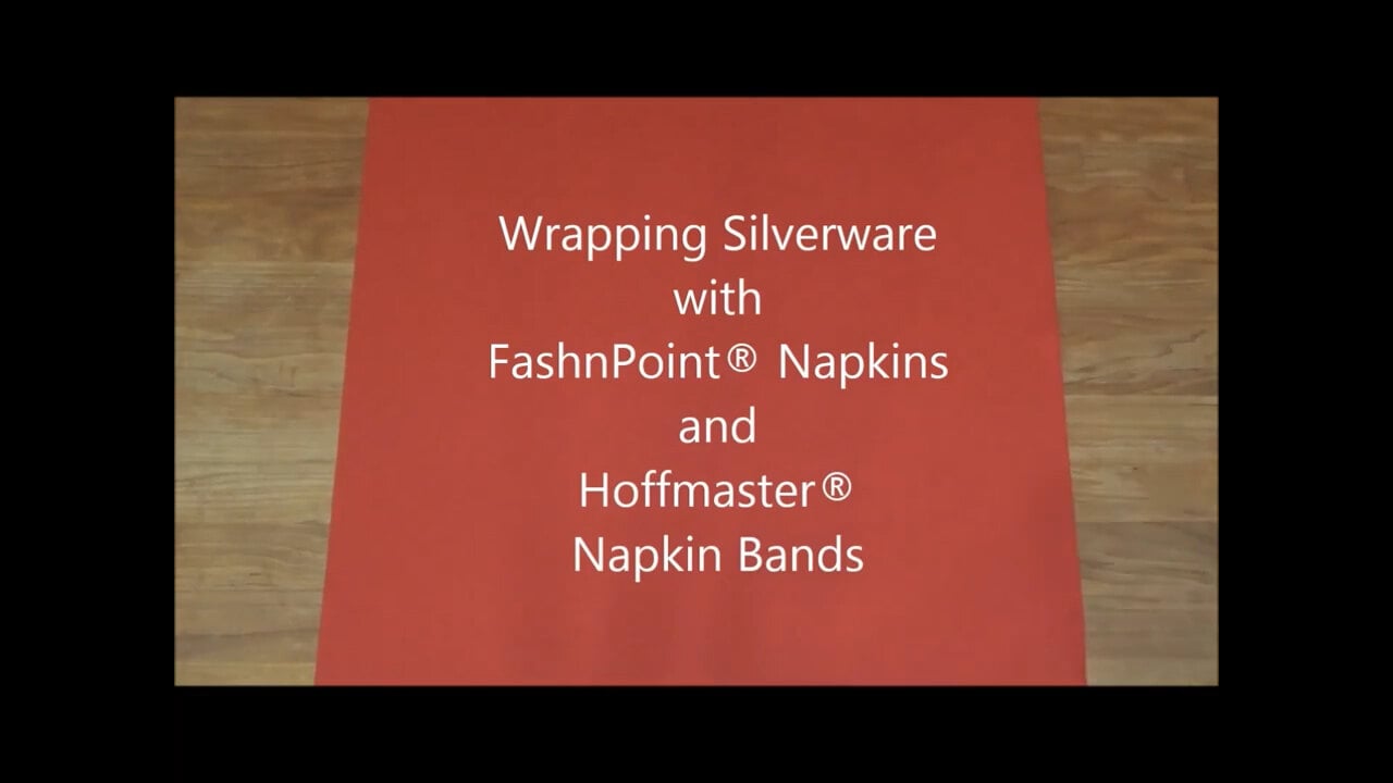 Hoffmaster Fashnpoint Servietten Flach Gepackt - Schwarz/weiß, 8 Packungen à 100 Stück (insgesamt 800)