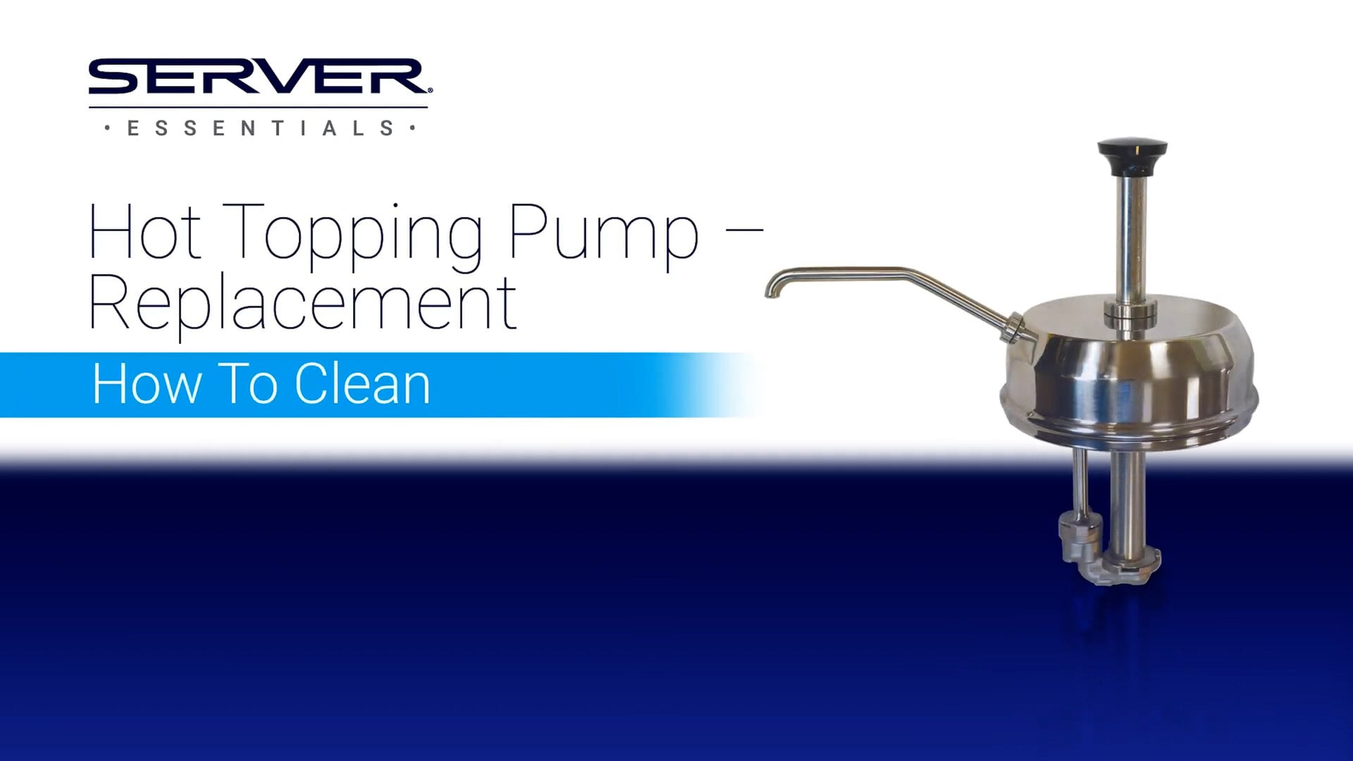 Server 81320 1 oz. Hot Topping Pump for SP, SP-3, CP-G, and CP-10