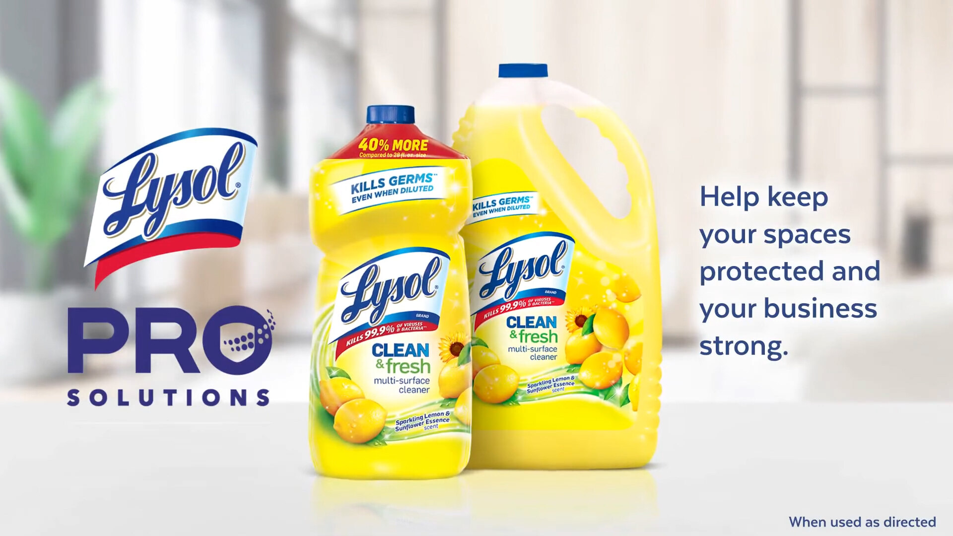 Lysol RAC77617 144 oz. Sparkling Lemon Sunflower Essence Scent