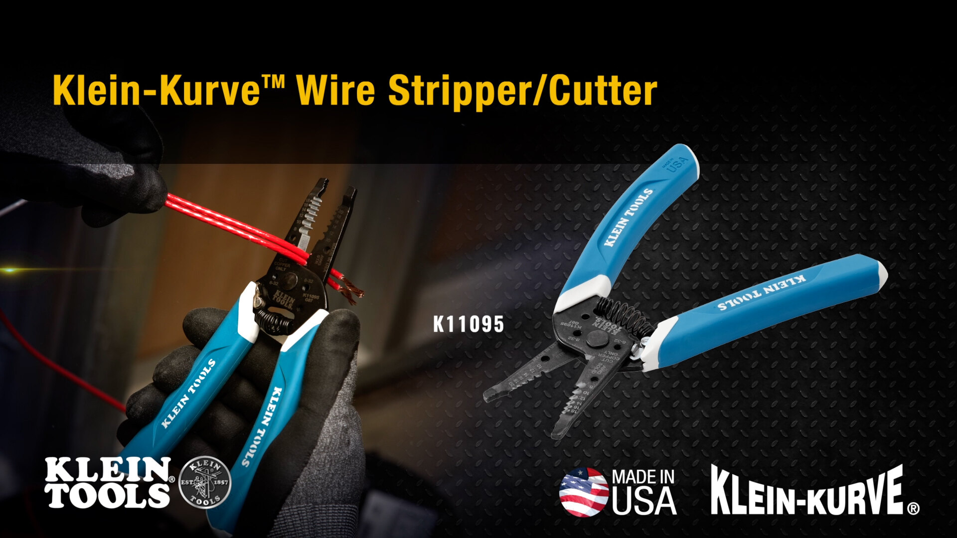 Klein Tools' Klein-Kurve Wire Stripper/Cutter (K11095) Overview