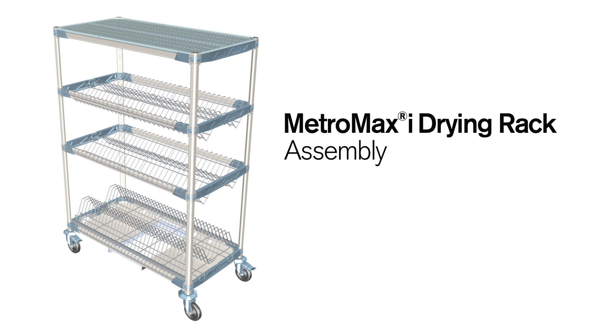 Metro PR48VX3-XDR MetroMax i Mobile Four Tier Bulk Tray Drying