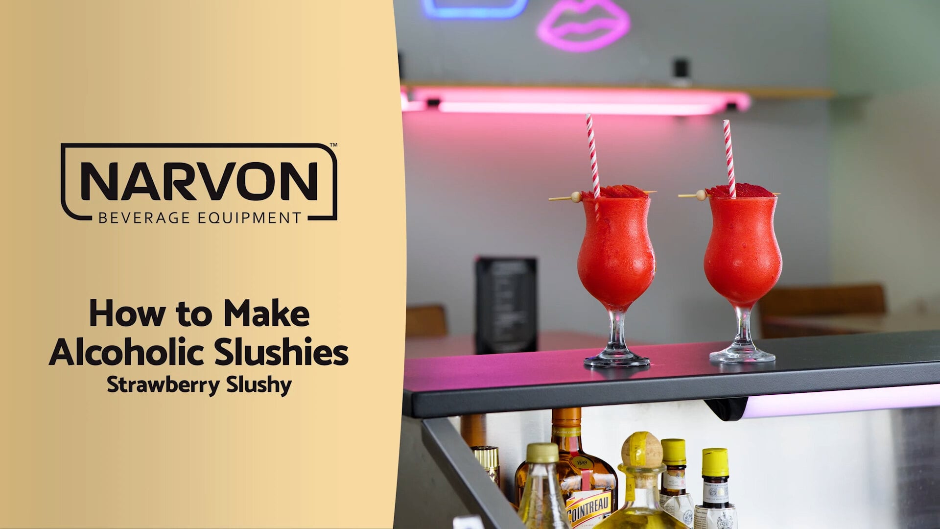 Narvon Double Slushy & Frozen Beverage Dispenser | Narvon Beverage