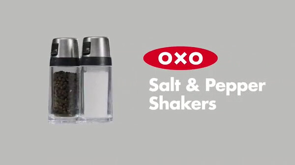 OXO 1234780 Good Grips Salt and Pepper Shaker Set