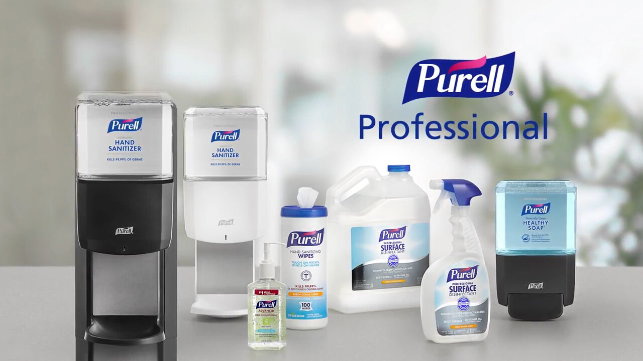 Purell Sanitizing Wipe Dispenser w/ Waste Receptacle