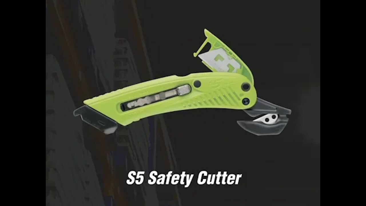 Pacific Handy Cutter S5R Green Right-Handed 3-In-1 Safety Cutter