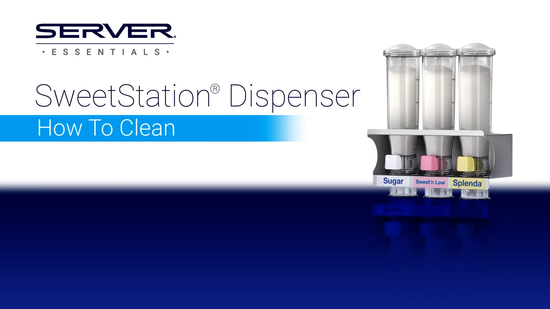 Server SWTS-324 80103 InSweeten® SweetStation® Triple 24 oz