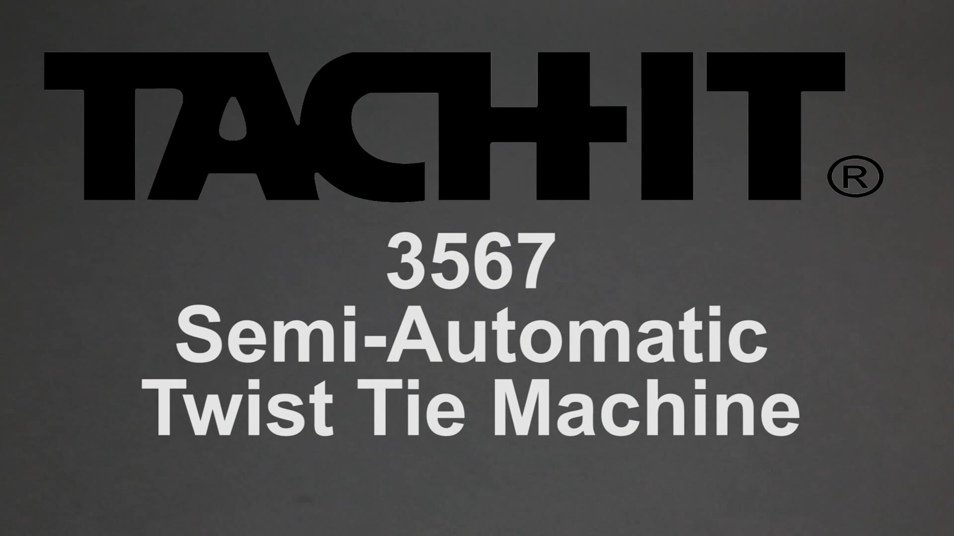 その他 TA Tach-It 3567 Semi-Automatic Twist Tie Machine with 1/2