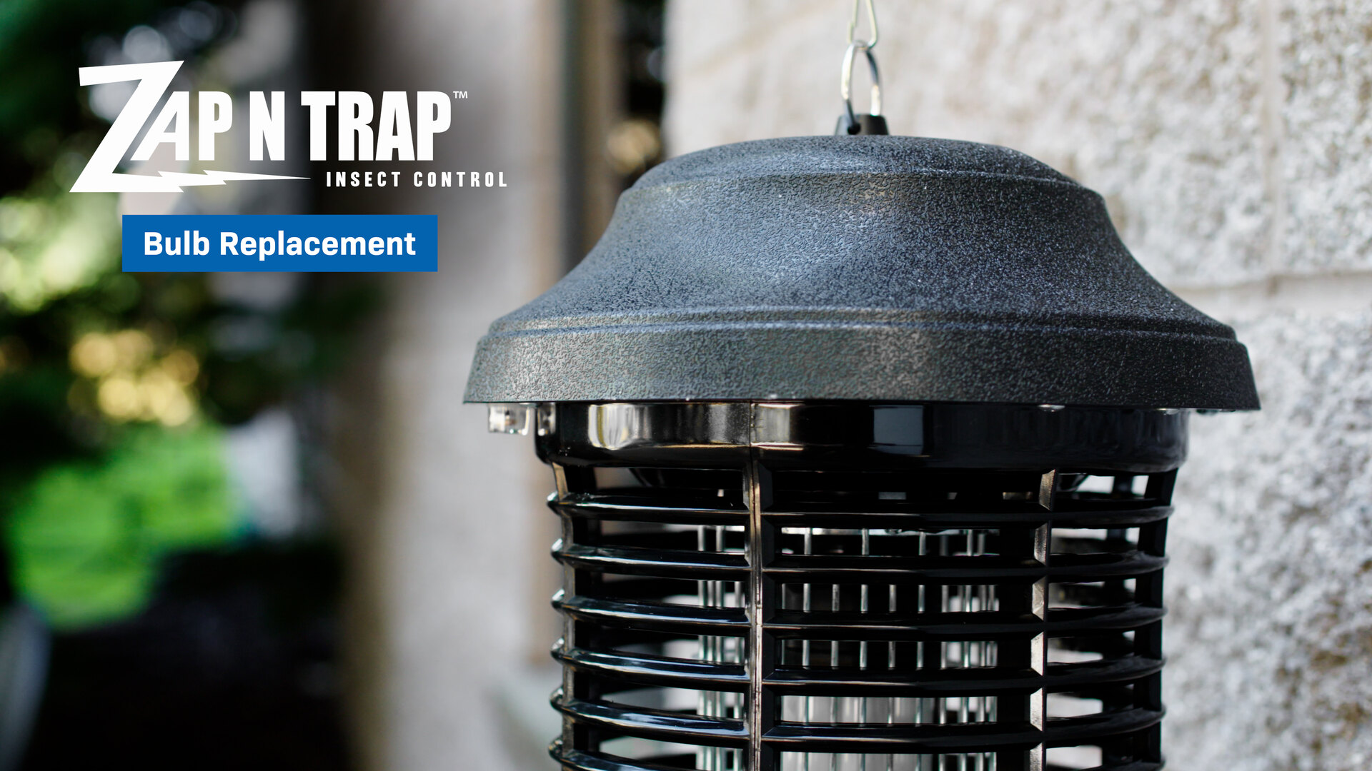 Zap N Trap Plastic Outdoor Insect Trap / Bug Zapper with 2 Acre
