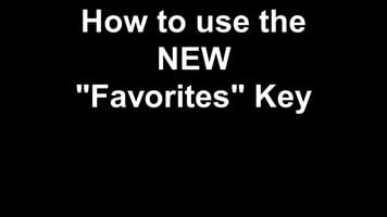 DYMO: Rhino 4200: How to use the "Favorites" key