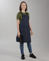 Choice Navy Blue Adjustable Bib Apron with 2 Pockets Display Choice Navy Blue Adjustable Bib Apron with 2 Pockets Display