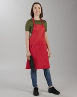 Choice Red Adjustable Bib Apron with 2 Pockets Display Choice Red Adjustable Bib Apron with 2 Pockets Display