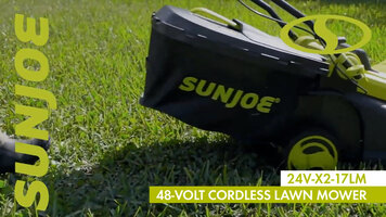 24V-X2-17LM - Sun Joe Cordless 24V iON+ Lawn Mower - Live Demo