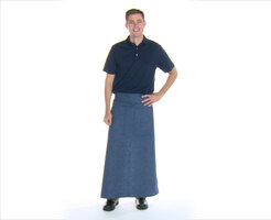Intedge Denim Poly-Cotton Bistro Apron Male Modeling Video