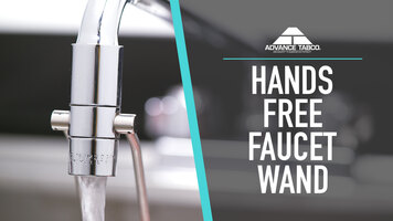Advance Tabco Hands Free Faucet Wand