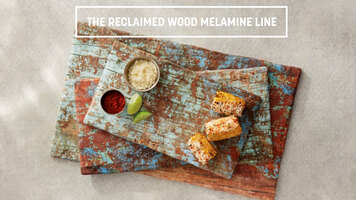 American Metalcraft Reclaimed Wood Melamine